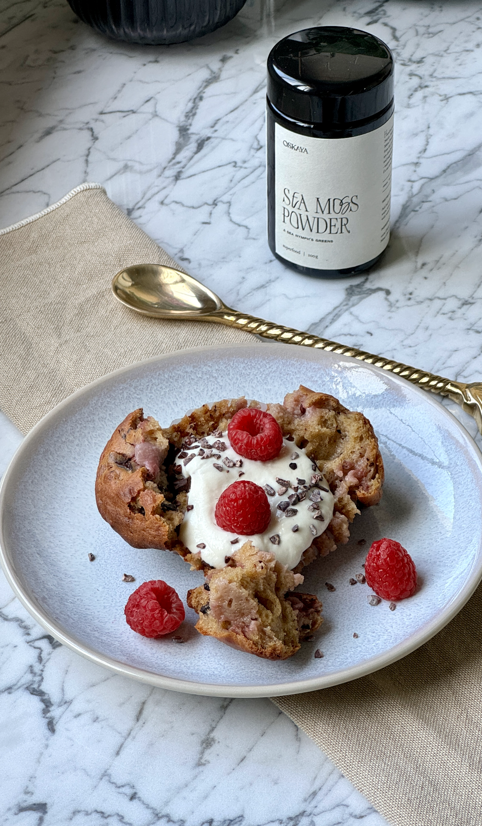 Strawberry Chocolate Wellness Muffins