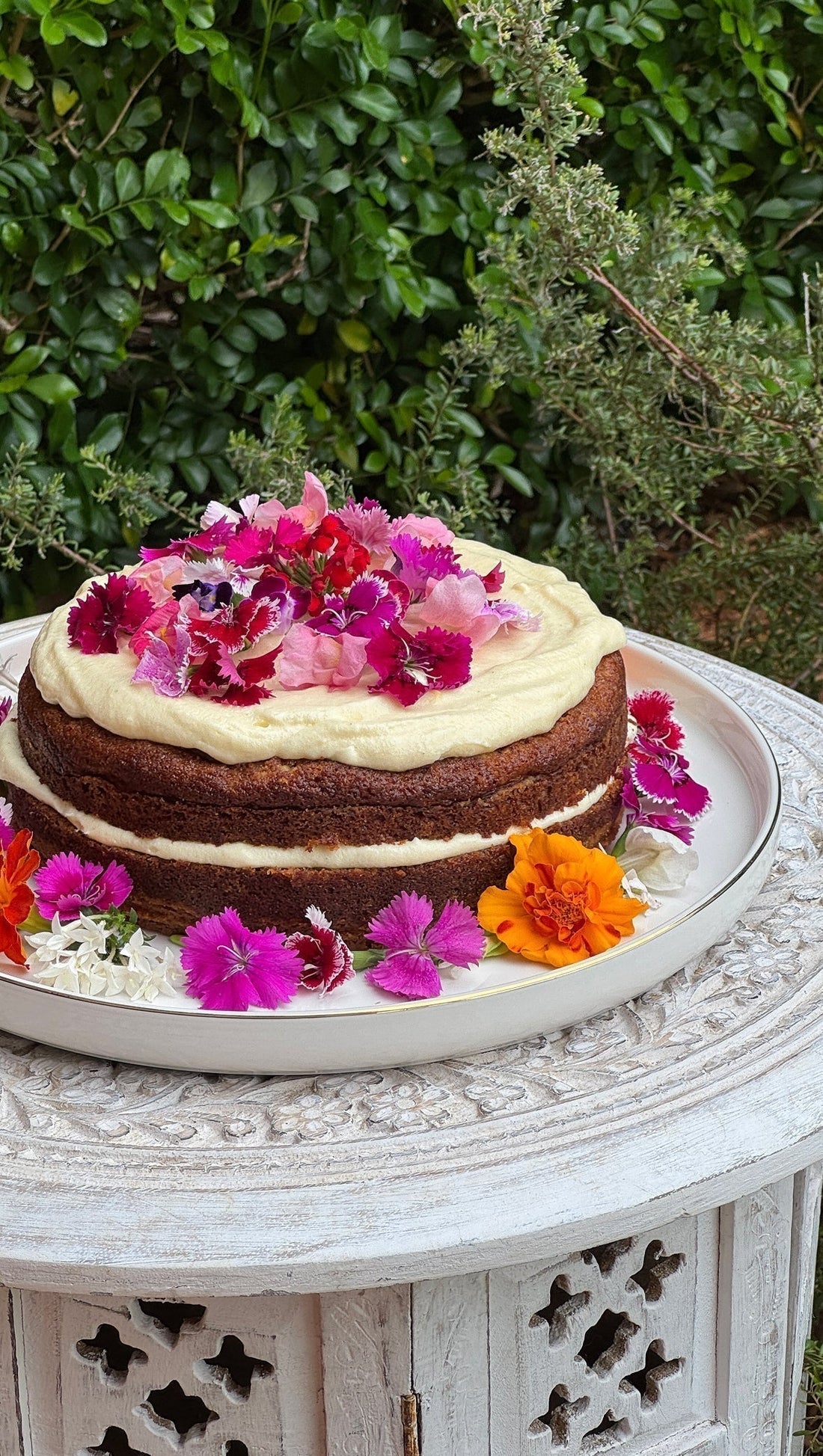 Fairy Carrot Cake with Lemony Cream Cheese Icing